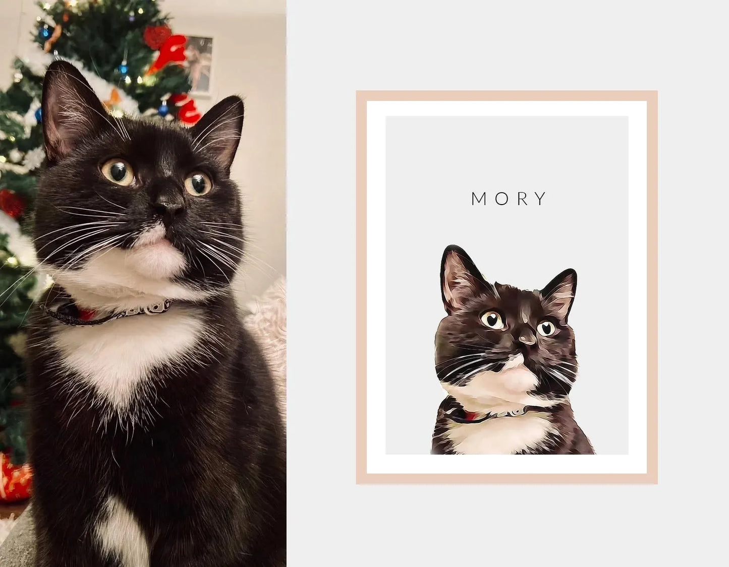 Custom Pet Portraits, Watercolour Pet Painting, Digital Painted from Photo, Pet Memorial Gif, Pet Gifts