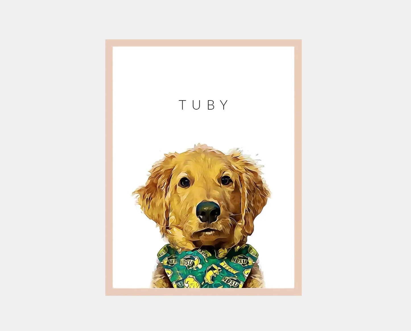 Custom Pet Portraits, Watercolour Pet Painting, Digital Painted from Photo, Pet Memorial Gif, Pet Gifts