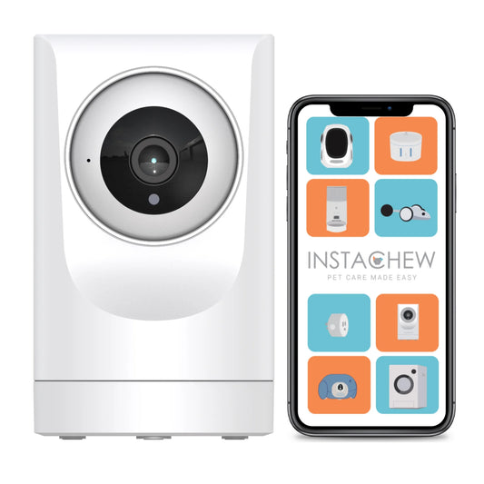 (2 Pack)  Purrsight 360° Smart Wireless Pet 1080P HD Video Camera 2-Way Audio Mobile App Indoor Security