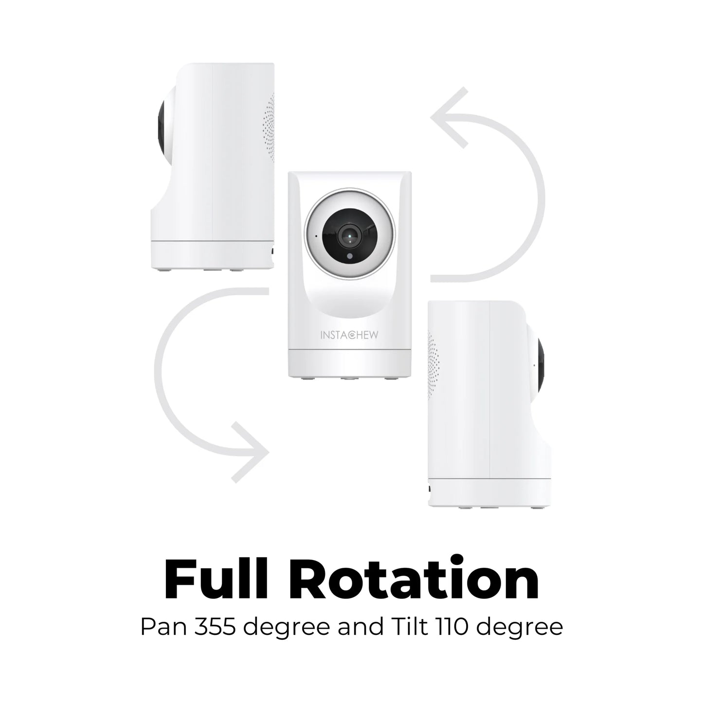 (2 Pack)  Purrsight 360° Smart Wireless Pet 1080P HD Video Camera 2-Way Audio Mobile App Indoor Security