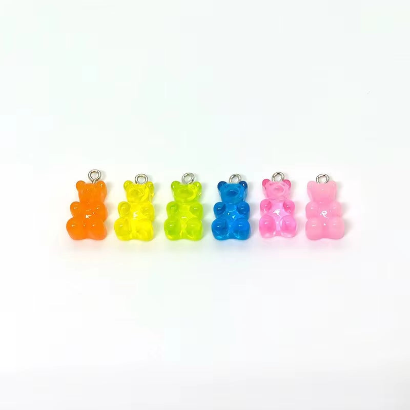 Pet Cat and Dog Name Custom Color Bear Flower Beaded Necklace Cat Collar Dog Collar Pet Accessories